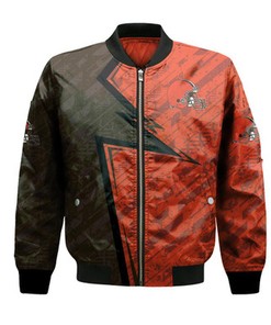 Cleveland Browns Bomber Abstract Pattern Sport- NFL
