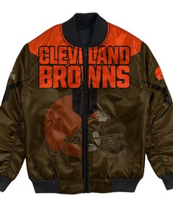 Cleveland Browns Bomber Jacket Drinking style - NFL