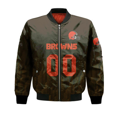 Cleveland Browns Bomber Jacket Logo Sport Ombre - NFL