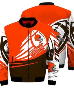 Cleveland Browns Bomber Jacket graphic ultra-balls