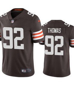 Cleveland Browns Chad Thomas Brown 2020 Vapor Limited Jersey - Mens