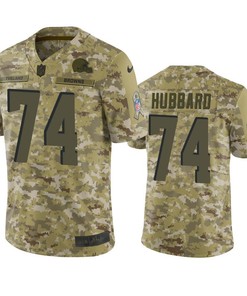 Cleveland Browns Chris Hubbard Jersey Nfl Camo Salute To Service