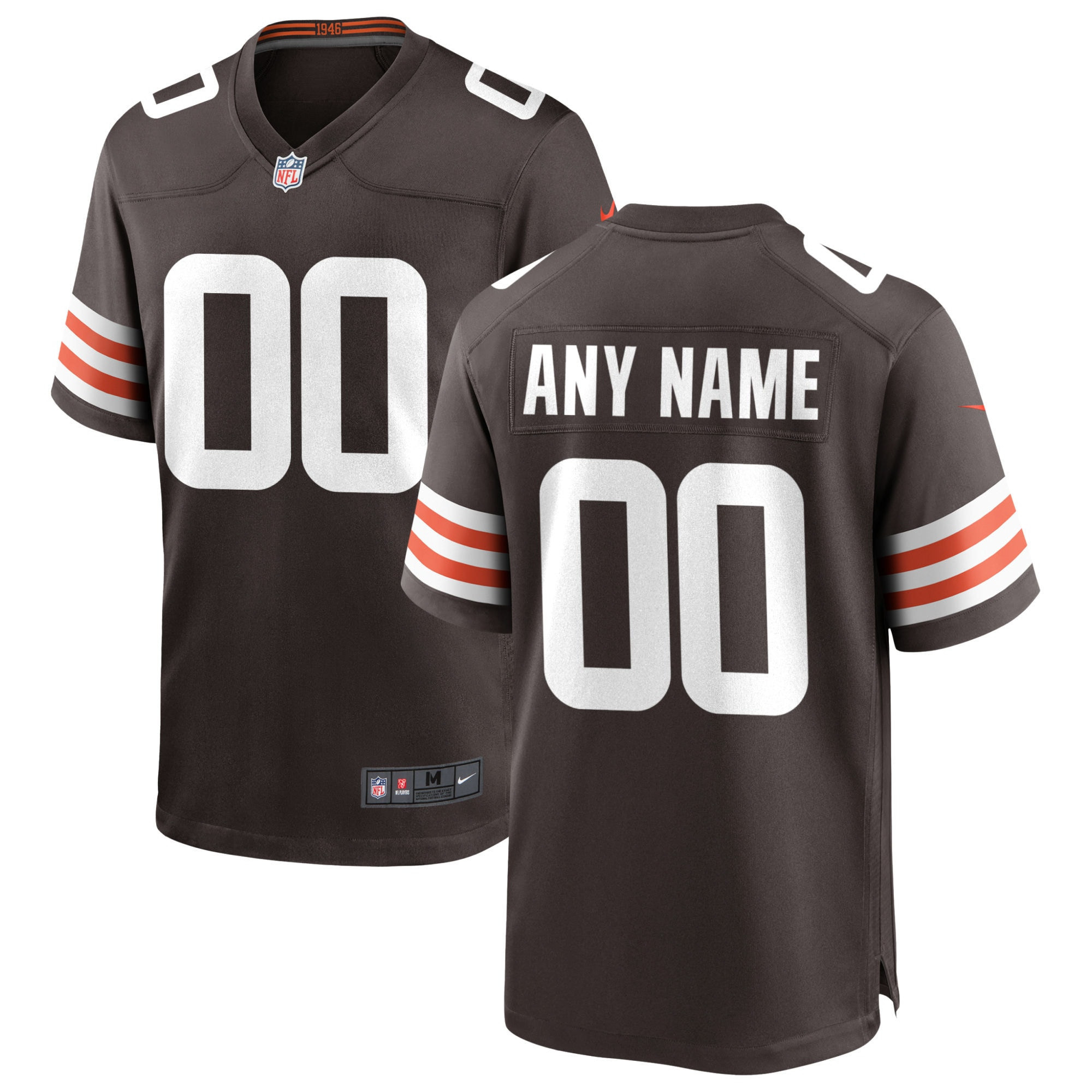 Cleveland Browns Custom Game Jersey Brown Custom Jerseys Nfl