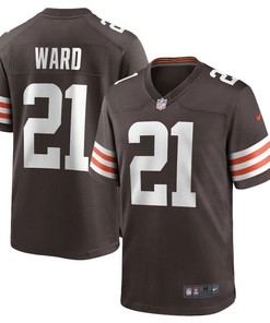 Cleveland Browns Denzel Ward #21 Nfl 2020 Brown Jersey