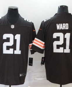 Cleveland Browns Denzel Ward #21 Nfl 2020 Brown Jersey
