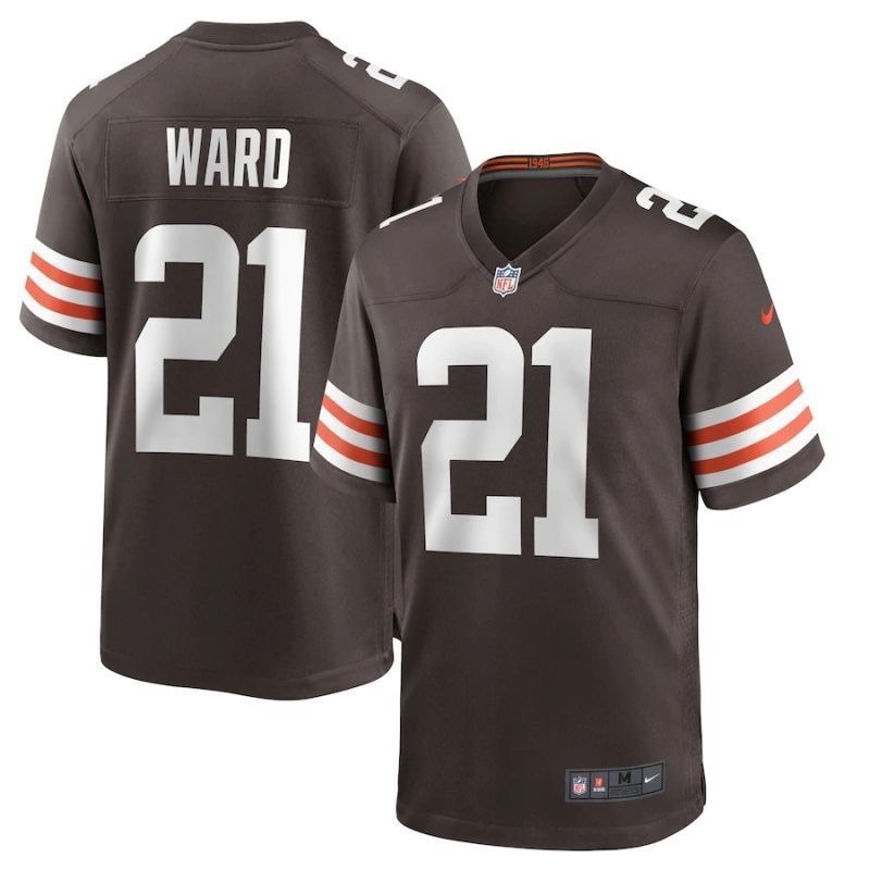 Cleveland Browns Denzel Ward #21 Nfl 2020 Brown Jersey Jersey