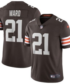 Cleveland Browns Denzel Ward #21 Nfl 2020 Dark Brown Jersey