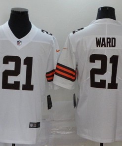 Cleveland Browns Denzel Ward #21 Nfl 2020 White Jersey Jersey