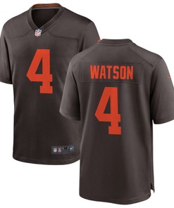 Cleveland Browns Deshaun Watson 4 Nfl Brown Alternate Legend Jersey Gift For Browns Fans