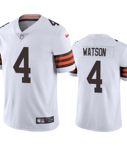 Cleveland Browns Deshaun Watson 4 White Vapor Limited Jersey