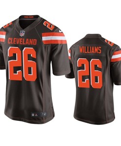 Cleveland Browns Greedy Williams 2019 Nfl Draft Brown Game Jersey