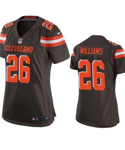 Cleveland Browns Greedy Williams 2019 Nfl Draft Brown Game Womens Jersey