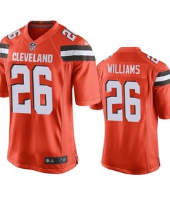 Cleveland Browns Greedy Williams 2019 Nfl Draft Orange Game Jersey