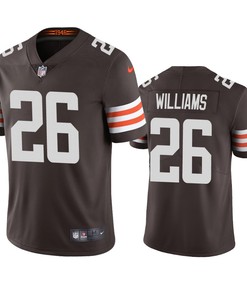 Cleveland Browns Greedy Williams Brown 2020 Vapor Limited Jersey - Mens