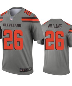 Cleveland Browns Greedy Williams Gray Inverted Legend Jersey