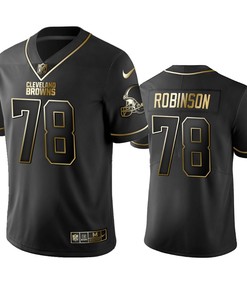 Cleveland Browns Greg Robinson Black Golden Edition 2019 Vapor Untouchable Limited Jersey - Mens
