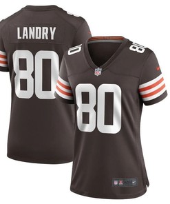 Cleveland Browns Jarvis Landry #80 Nfl 2020 Dark Brown Womens Jersey