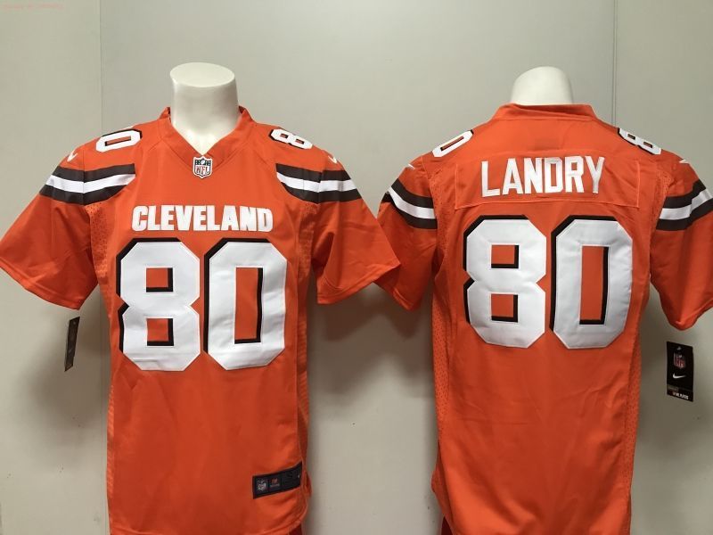Cleveland Browns Jarvis Landry #80 Nfl 2020 Orange Jersey Jersey
