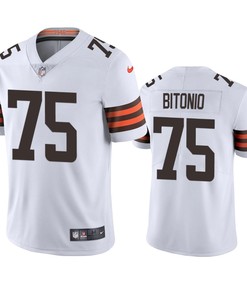 Cleveland Browns Joel Bitonio White 2020 Vapor Limited Jersey - Mens