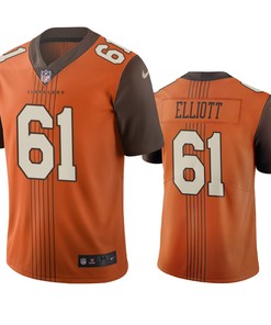 Cleveland Browns Jordan Elliott Brown City Edition Vapor Limited Jersey