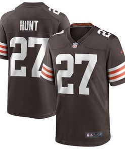 Cleveland Browns Kareem Hunt #27 Nfl 2020 Black Jersey Jersey
