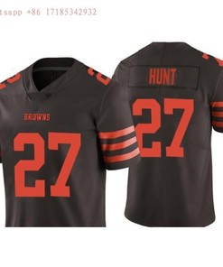 Cleveland Browns Kareem Hunt #27 Nfl 2020 Brown Jersey Jersey