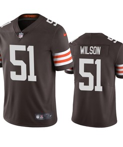 Cleveland Browns Mack Wilson Brown 2020 Vapor Limited Jersey - Mens