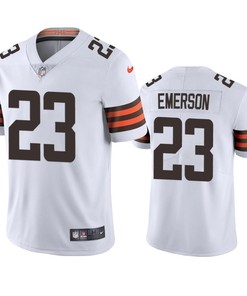 Cleveland Browns Martin Emerson 23 White Vapor Limited Jersey