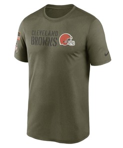 Cleveland Browns Men 2022 Salute to Service Legend Team T-Shirt - Olive