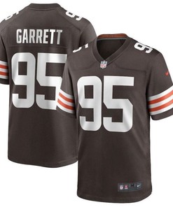 Cleveland Browns Myles Garrett #95 Nfl 2020 Black Jersey