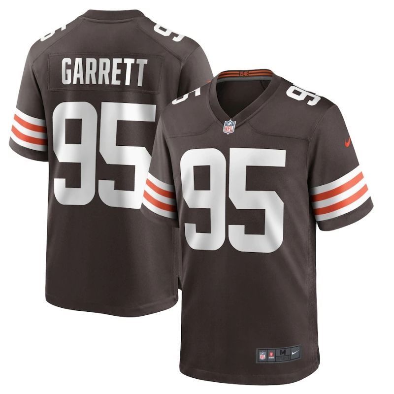 Cleveland Browns Myles Garrett #95 Nfl 2020 Brown Jersey Jersey