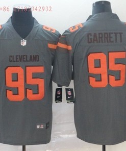Cleveland Browns Myles Garrett #95 Nfl 2020 Grey Jersey Jersey