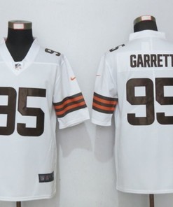 Cleveland Browns Myles Garrett #95 Nfl 2020 White Jersey