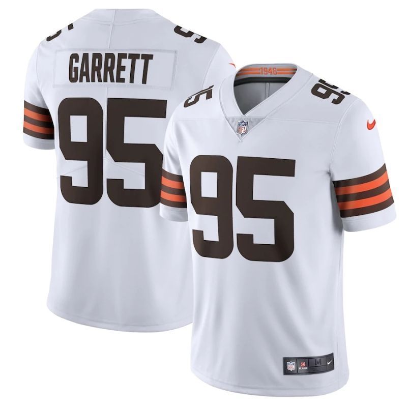 Cleveland Browns Myles Garrett #95 Nfl 2020 White Jersey