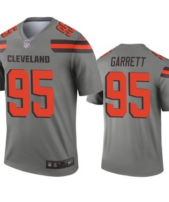 Cleveland Browns Myles Garrett Gray Inverted Legend Jersey