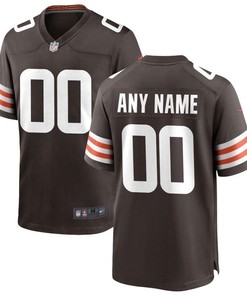 Cleveland Browns Nfl 2020 Personalized Custom Brown Custom Jersey