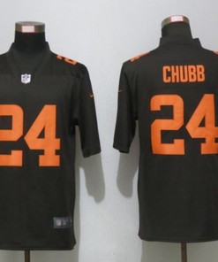 Cleveland Browns Nick Chubb #24 Nfl 2020 Black Jersey