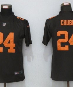 Cleveland Browns Nick Chubb #24 Nfl 2020 Brown Jersey
