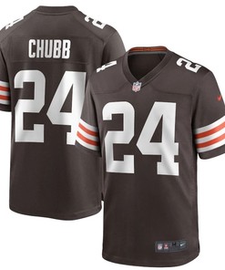 Cleveland Browns Nick Chubb #24 Nfl 2020 New Arrival Black Jersey Gifts For Fans