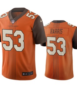 Cleveland Browns Nick Harris Brown City Edition Vapor Limited Jersey