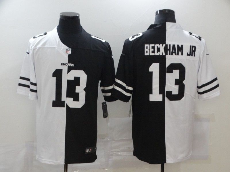 Cleveland Browns Odell Beckham Jr. #13 Nfl 2020 Black And White Jersey