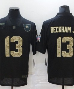 Cleveland Browns Odell Beckham Jr #13 Nfl 2020 Black Jersey