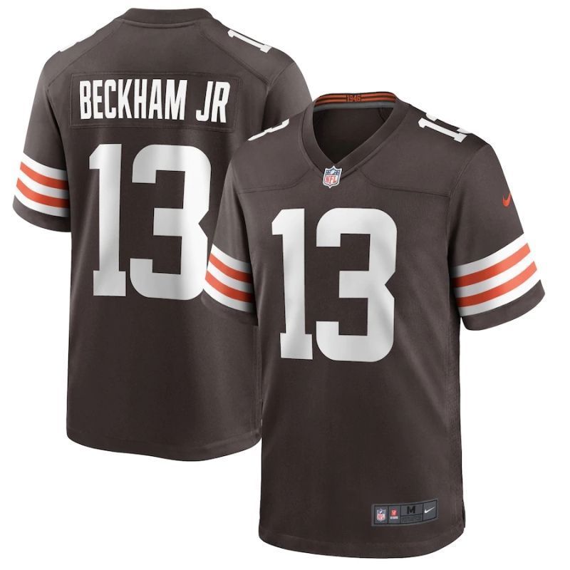 Cleveland Browns Odell Beckham Jr. #13 Nfl 2020 Brown Jersey