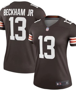 Cleveland Browns Odell Beckham Jr. #13 Nfl 2020 Brown Womens Jersey