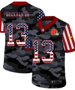 Cleveland Browns Odell Beckham Jr #13 Nfl 2020 Camo Black Jersey