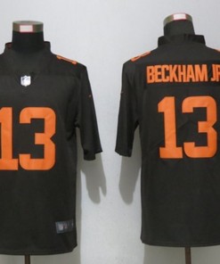 Cleveland Browns Odell Beckham Jr #13 Nfl 2020 Dark Brown Jersey