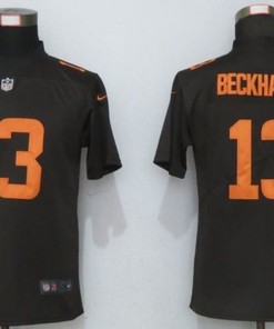 Cleveland Browns Odell Beckham Jr #13 Nfl 2020 Dark Brown Jersey