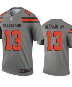 Cleveland Browns Odell Beckham Jr. Gray Inverted Legend Jersey
