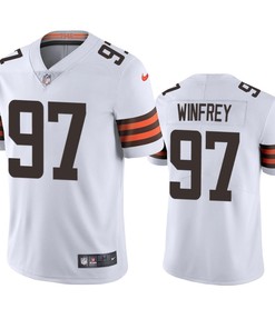 Cleveland Browns Perrion Winfrey 97 White Vapor Limited Jersey