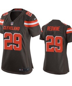 Cleveland Browns Sheldrick Redwine 2019 Nfl Draft Brown Game Womens Jersey